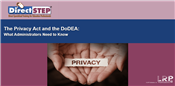 The Privacy Act and the DoDEA: What Administrators Need to Know